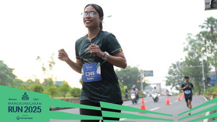 Race photo from Mangkunegaran Run 2025
