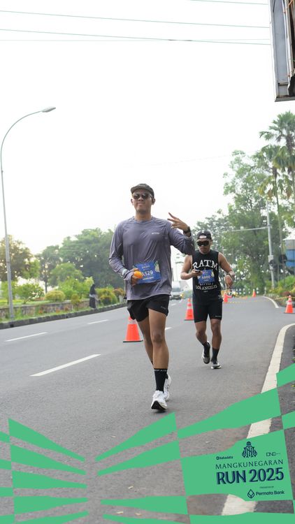 Race photo from Mangkunegaran Run 2025