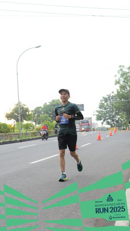 Race photo from Mangkunegaran Run 2025