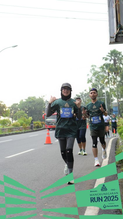 Race photo from Mangkunegaran Run 2025