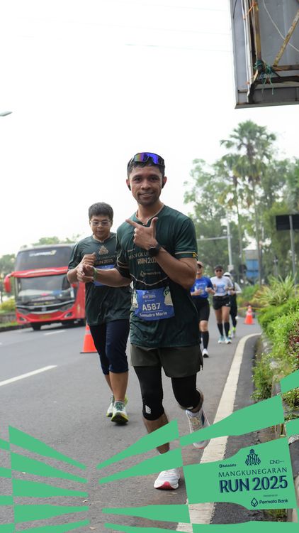 Race photo from Mangkunegaran Run 2025