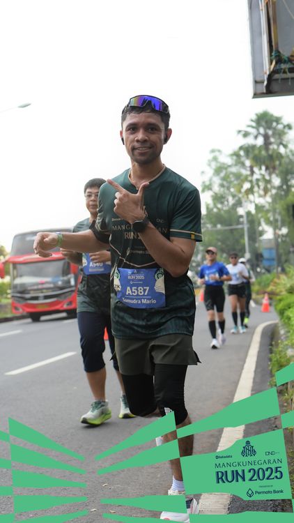 Race photo from Mangkunegaran Run 2025