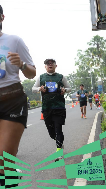 Race photo from Mangkunegaran Run 2025