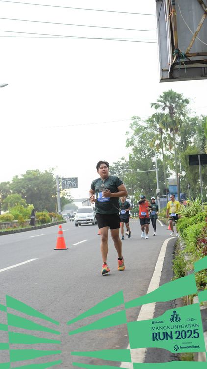 Race photo from Mangkunegaran Run 2025