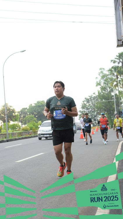 Race photo from Mangkunegaran Run 2025