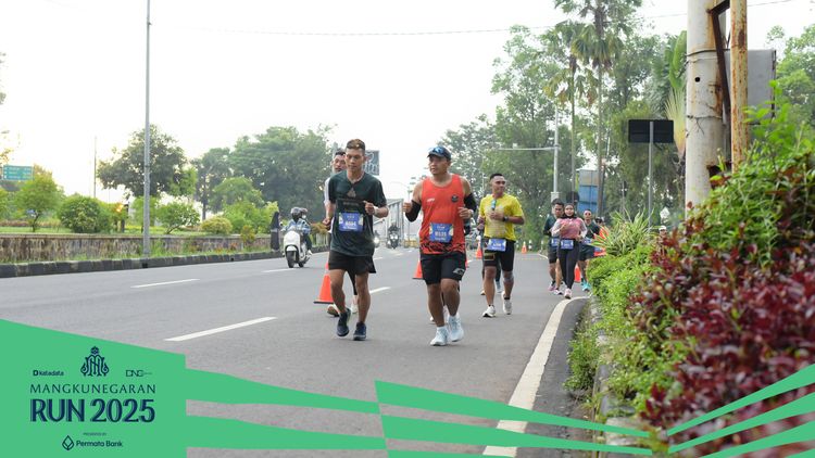 Race photo from Mangkunegaran Run 2025