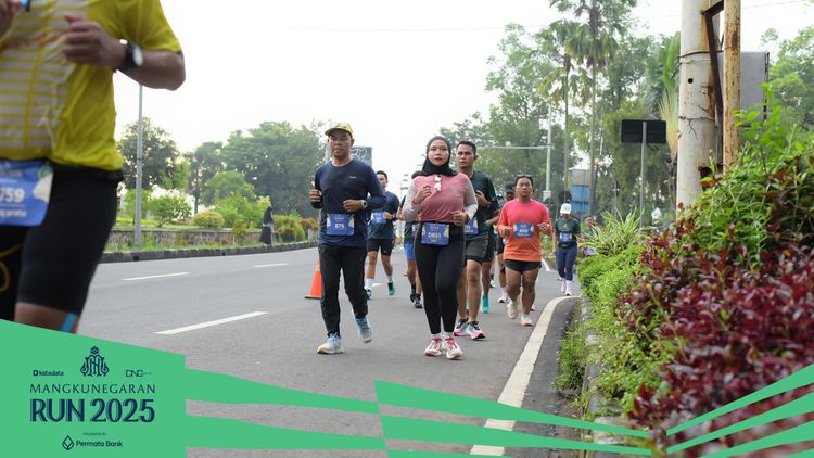 Race photo from Mangkunegaran Run 2025