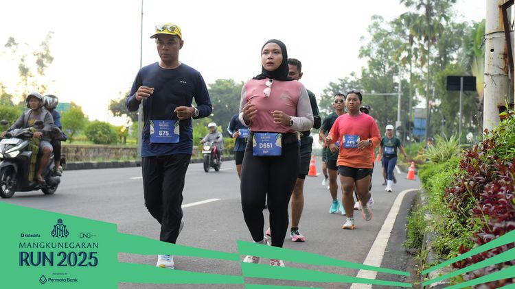 Race photo from Mangkunegaran Run 2025