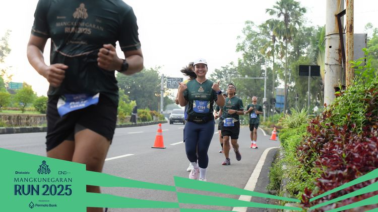 Race photo from Mangkunegaran Run 2025