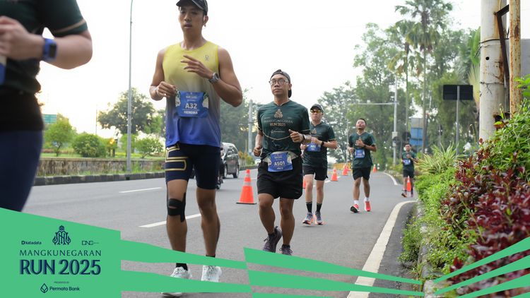 Race photo from Mangkunegaran Run 2025