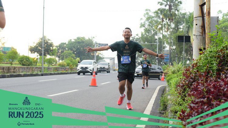 Race photo from Mangkunegaran Run 2025
