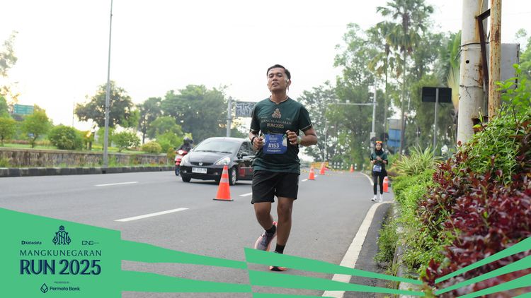 Race photo from Mangkunegaran Run 2025