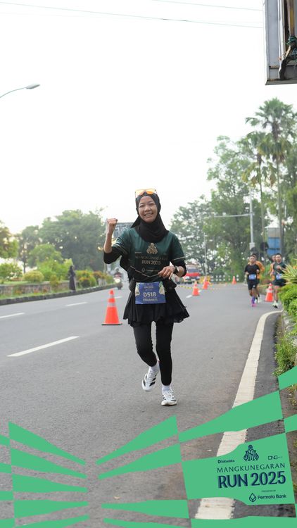 Race photo from Mangkunegaran Run 2025