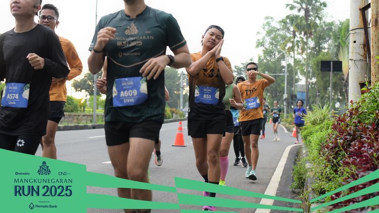 Race photo from Mangkunegaran Run 2025