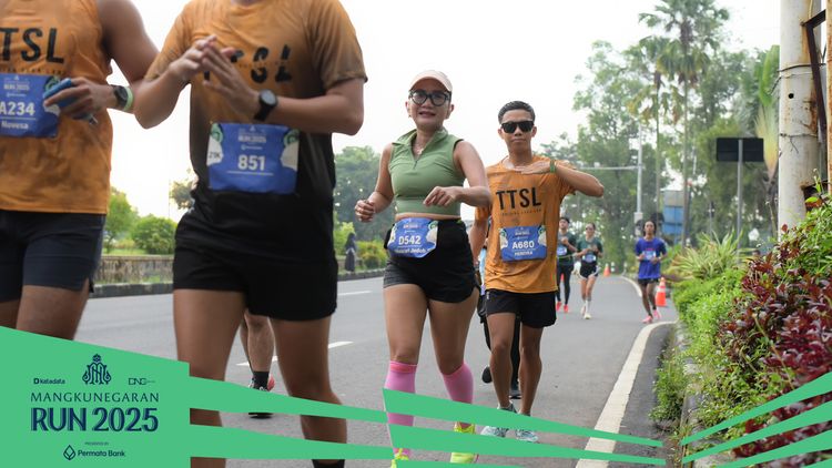 Race photo from Mangkunegaran Run 2025