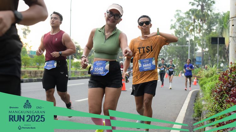 Race photo from Mangkunegaran Run 2025