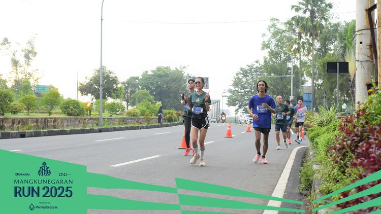Race photo from Mangkunegaran Run 2025