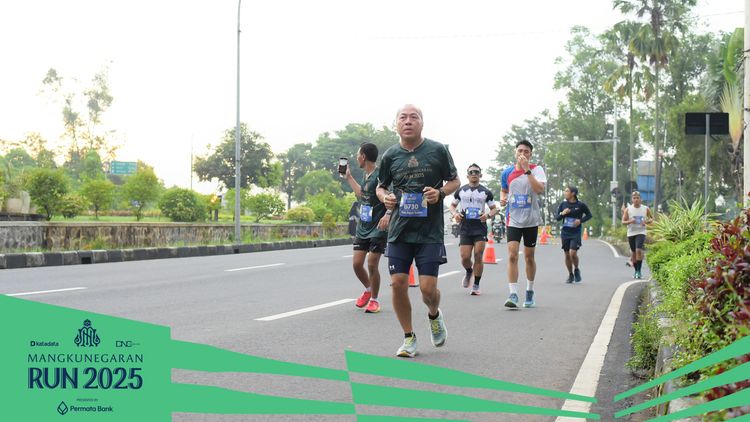Race photo from Mangkunegaran Run 2025