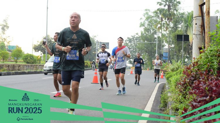 Race photo from Mangkunegaran Run 2025