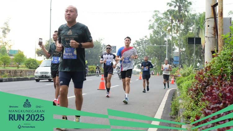 Race photo from Mangkunegaran Run 2025