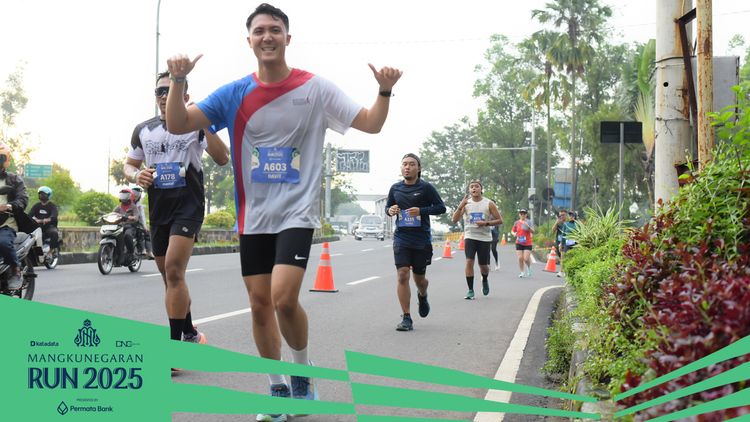 Race photo from Mangkunegaran Run 2025
