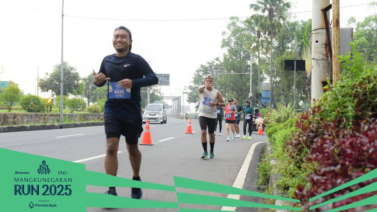 Race photo from Mangkunegaran Run 2025