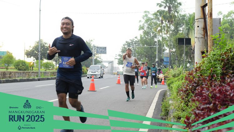 Race photo from Mangkunegaran Run 2025