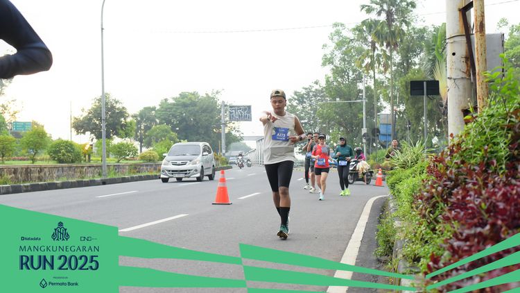 Race photo from Mangkunegaran Run 2025