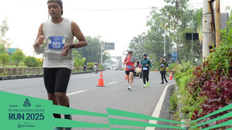 Race photo from Mangkunegaran Run 2025