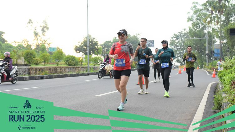 Race photo from Mangkunegaran Run 2025