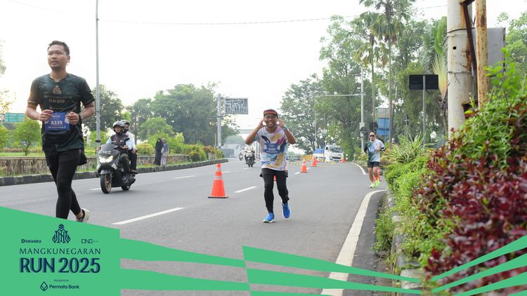 Race photo from Mangkunegaran Run 2025