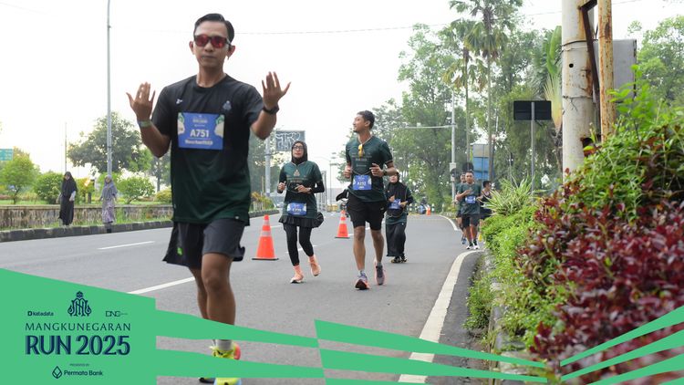 Race photo from Mangkunegaran Run 2025