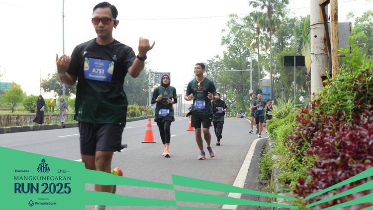 Race photo from Mangkunegaran Run 2025