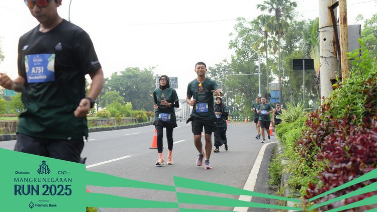Race photo from Mangkunegaran Run 2025