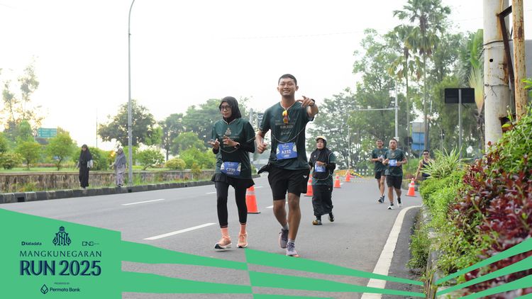 Race photo from Mangkunegaran Run 2025