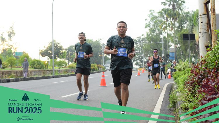 Race photo from Mangkunegaran Run 2025