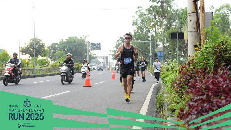 Race photo from Mangkunegaran Run 2025