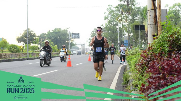 Race photo from Mangkunegaran Run 2025