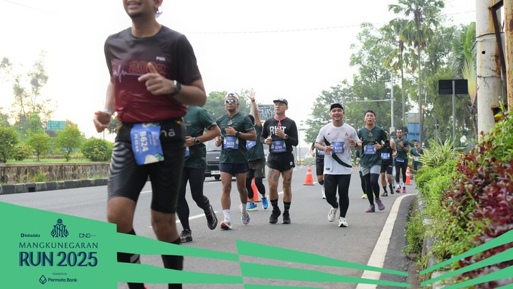 Race photo from Mangkunegaran Run 2025