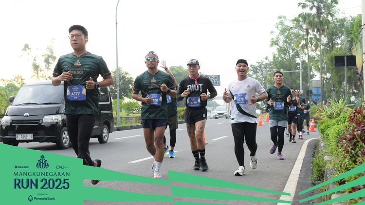 Race photo from Mangkunegaran Run 2025