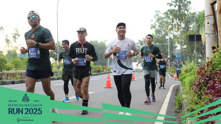 Race photo from Mangkunegaran Run 2025