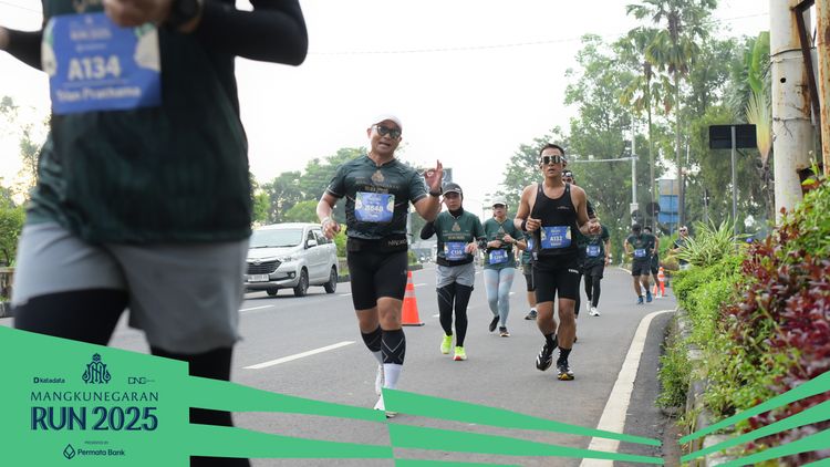 Race photo from Mangkunegaran Run 2025