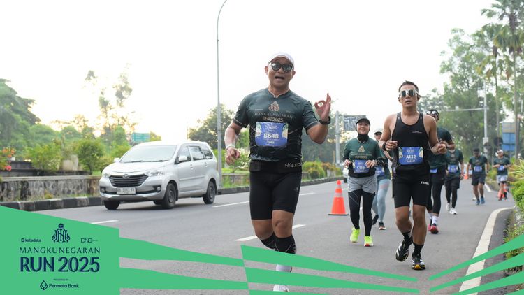 Race photo from Mangkunegaran Run 2025