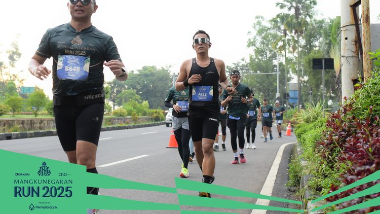Race photo from Mangkunegaran Run 2025