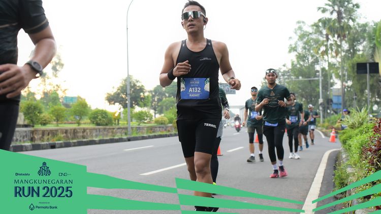 Race photo from Mangkunegaran Run 2025