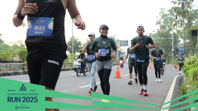 Race photo from Mangkunegaran Run 2025