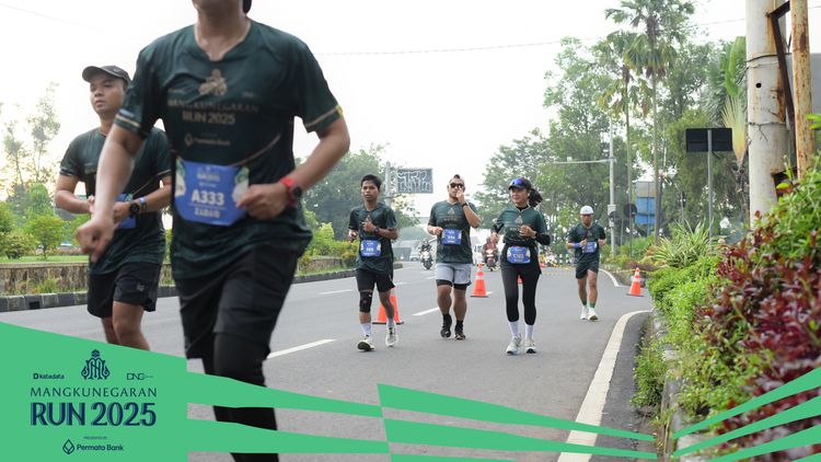 Race photo from Mangkunegaran Run 2025