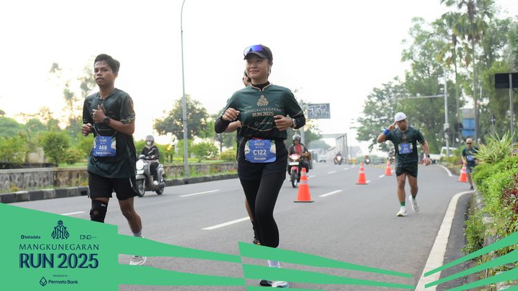 Race photo from Mangkunegaran Run 2025