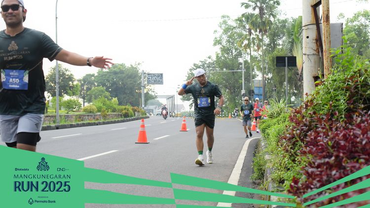 Race photo from Mangkunegaran Run 2025