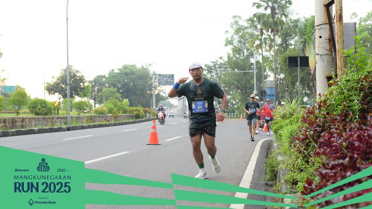Race photo from Mangkunegaran Run 2025